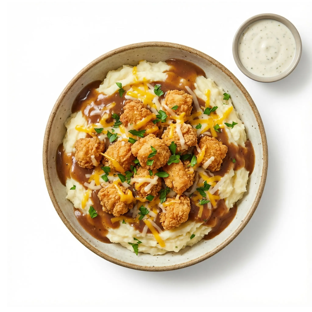 1. Crispy Chicken Mash Potato